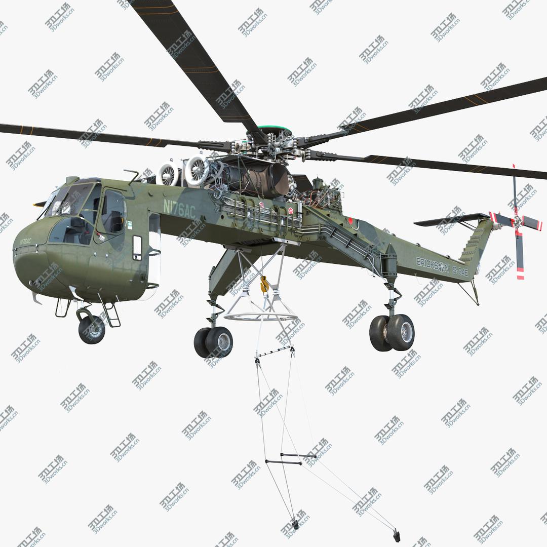 images/goods_img/20210313/3D Heavy Lift Helicopter Sikorsky S-64 Skycrane Rigged/1.jpg